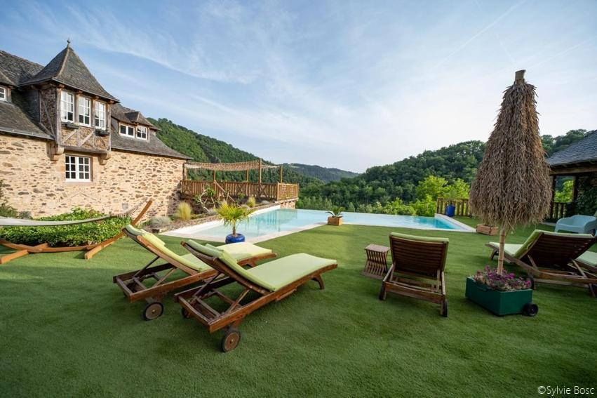 Chateau De Longcol Hotel La Fouillade ภายนอก รูปภาพ
