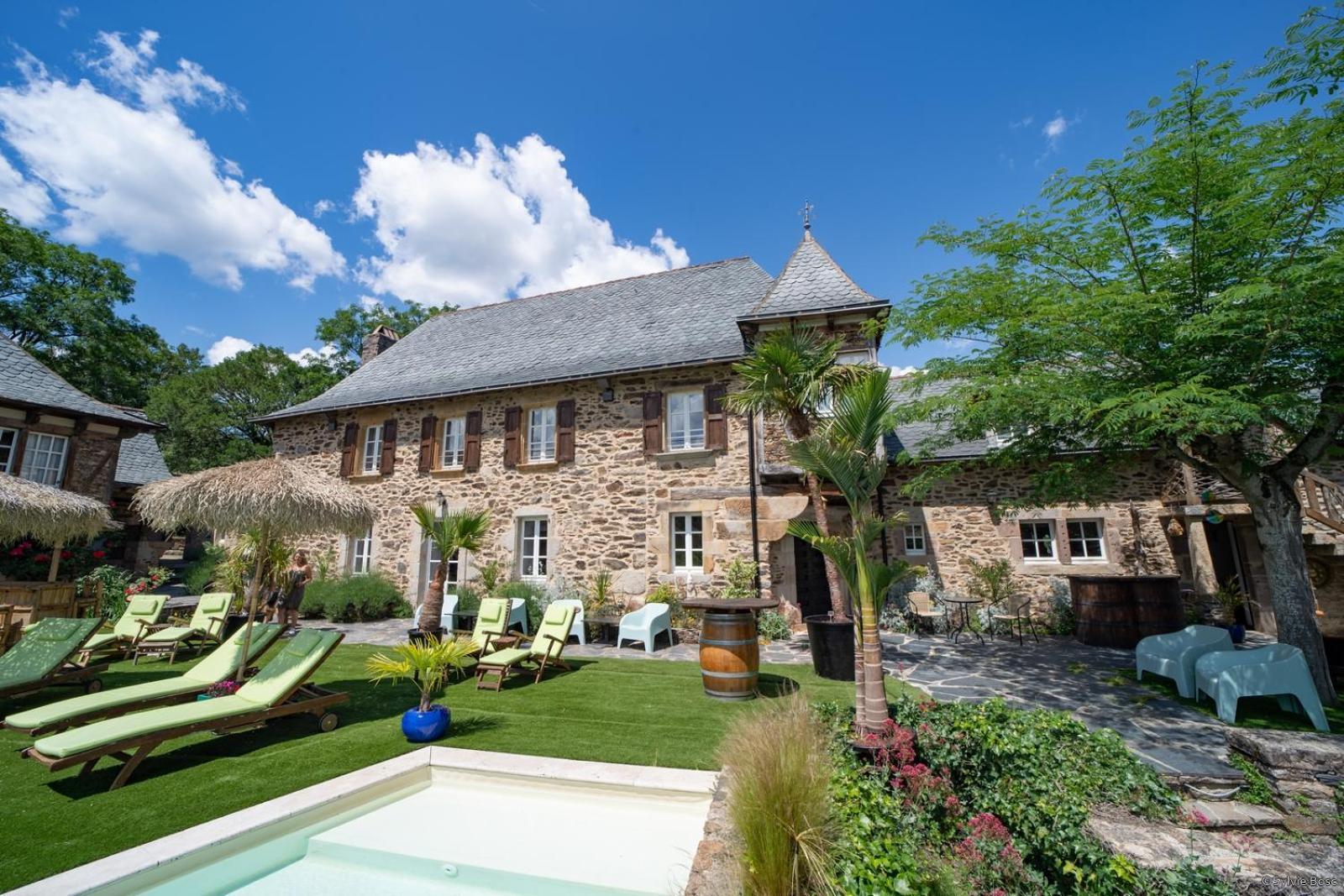 Chateau De Longcol Hotel La Fouillade ภายนอก รูปภาพ